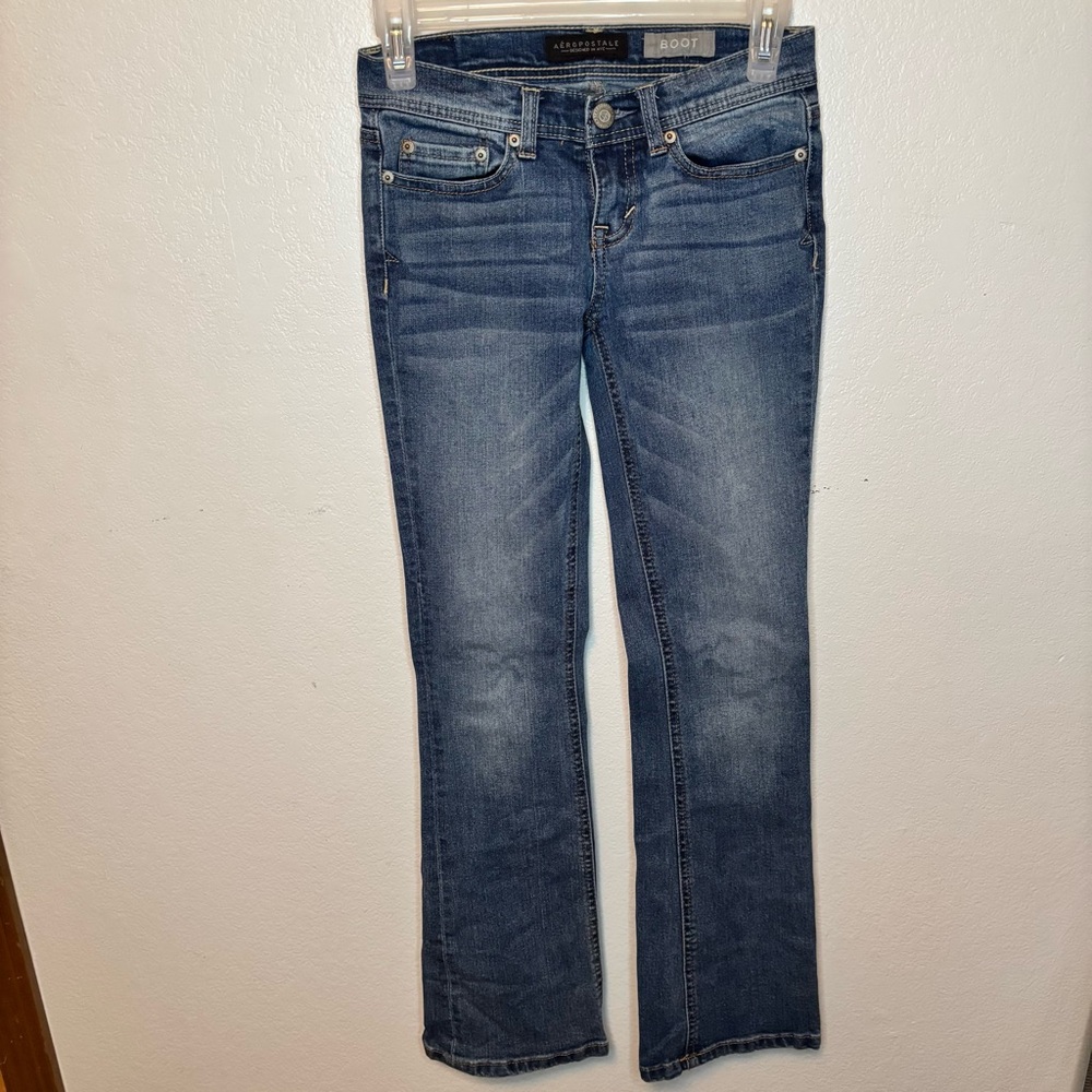 Women's Aeropostale Boot Cut Blue Jeans size 000